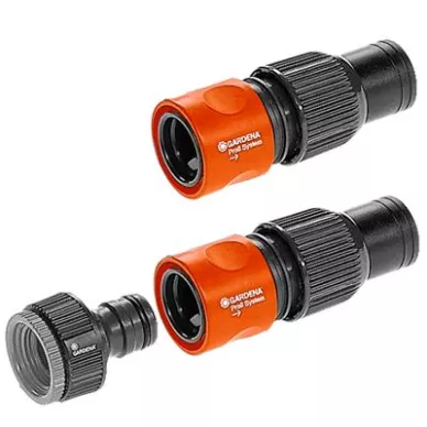 Profi-liitinsarja 19 mm (2 Profi + hanaliitin + sov.) kuva