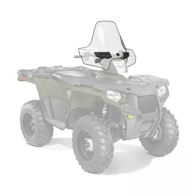 Polaris K Windshield ATV kirkas 49cm kuva