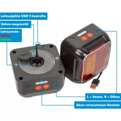 PERAVAUNUN LED VALOSARJA 7 NAPAINEN LANGATON 12V 2 image