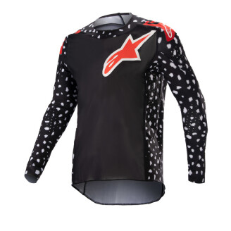 Alpinestars Racer Nuorten paita North Musta Neon Punainen kuva