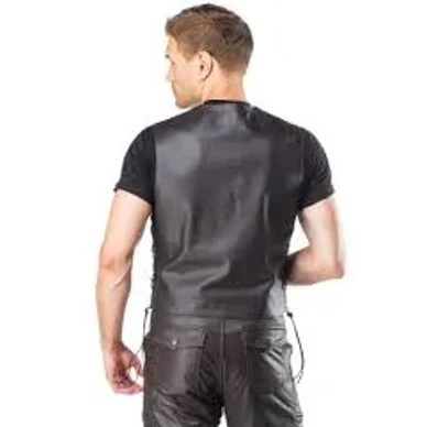 533 8073 XX Sweep Ladervest Gary svart 3 image