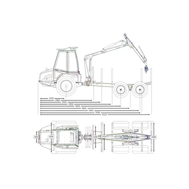 Kranman 860 pienmetsakone 6 kuva