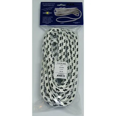 Kiinnitysköysi FLEXL Valk.-Musta 12mm 6m kuva
