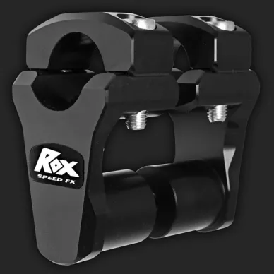 Rox Pivoting Riser 2" korotus x 28,6mm tappi x 28,6mm Ohjaustanko, Musta kuva