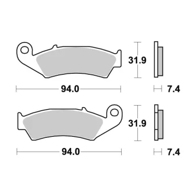 *  Sbs Jarrupalat Racing Sintered kuva