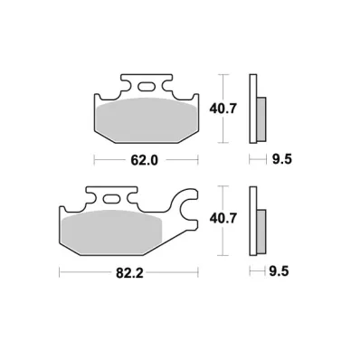 *  Sbs Jarrupalat Racing Sintered kuva