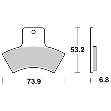 *  Sbs Jarrupalat Racing Sintered kuva