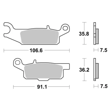 *  Sbs Jarrupalat Racing Sintered kuva
