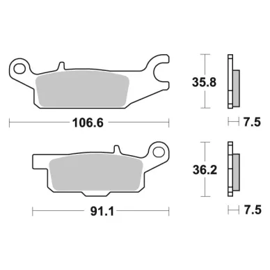 *  Sbs Jarrupalat Racing Sintered kuva