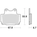 Sbs Jarrupalat Sintered Taakse