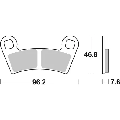 *  Sbs Jarrupalat Racing Sintered kuva