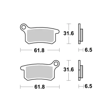 Sbs Jarrupalat Sintered Offroad image
